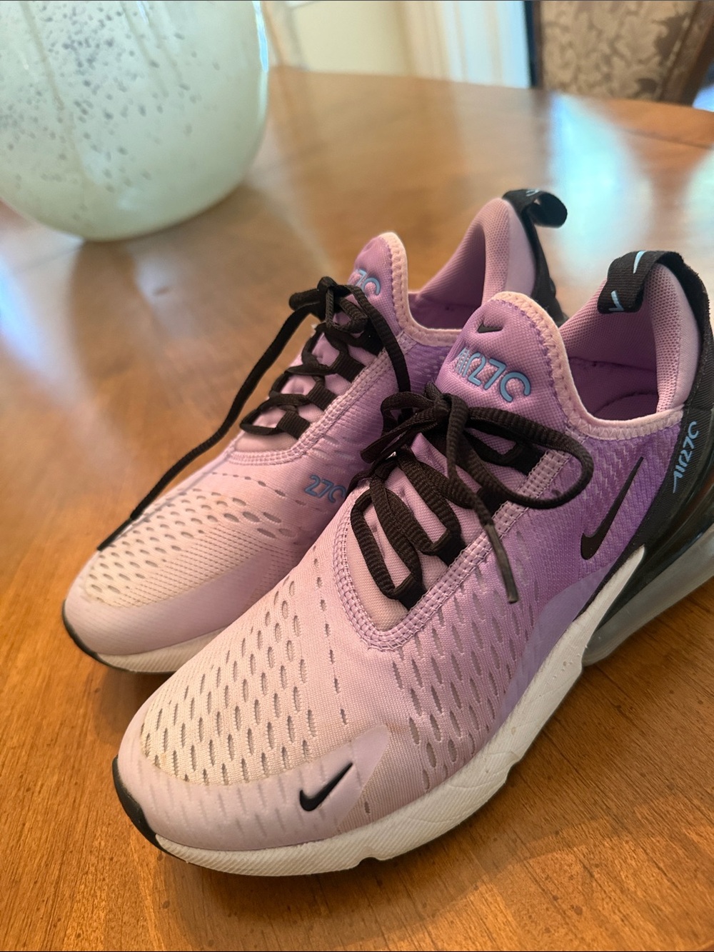 Nike Lavender and Black Air Max Style Trainers - Picture 4 of 4